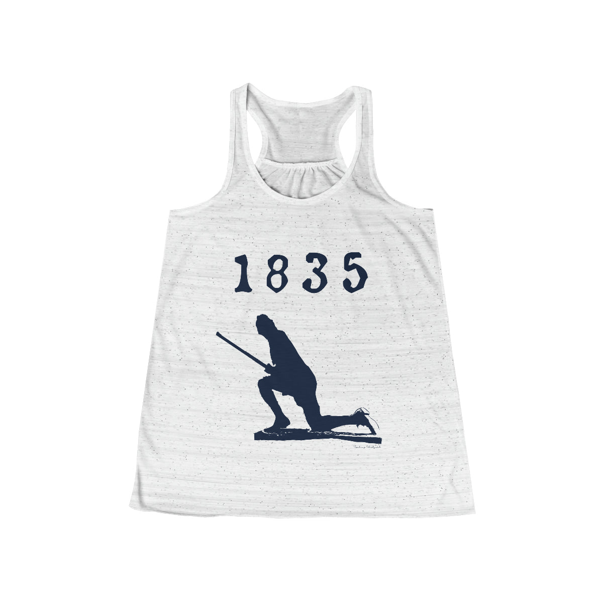 1835 Westport - Large Minuteman Women's Flowy Racerback Tank