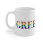 Greenwich Rainbow White Ceramic Mug