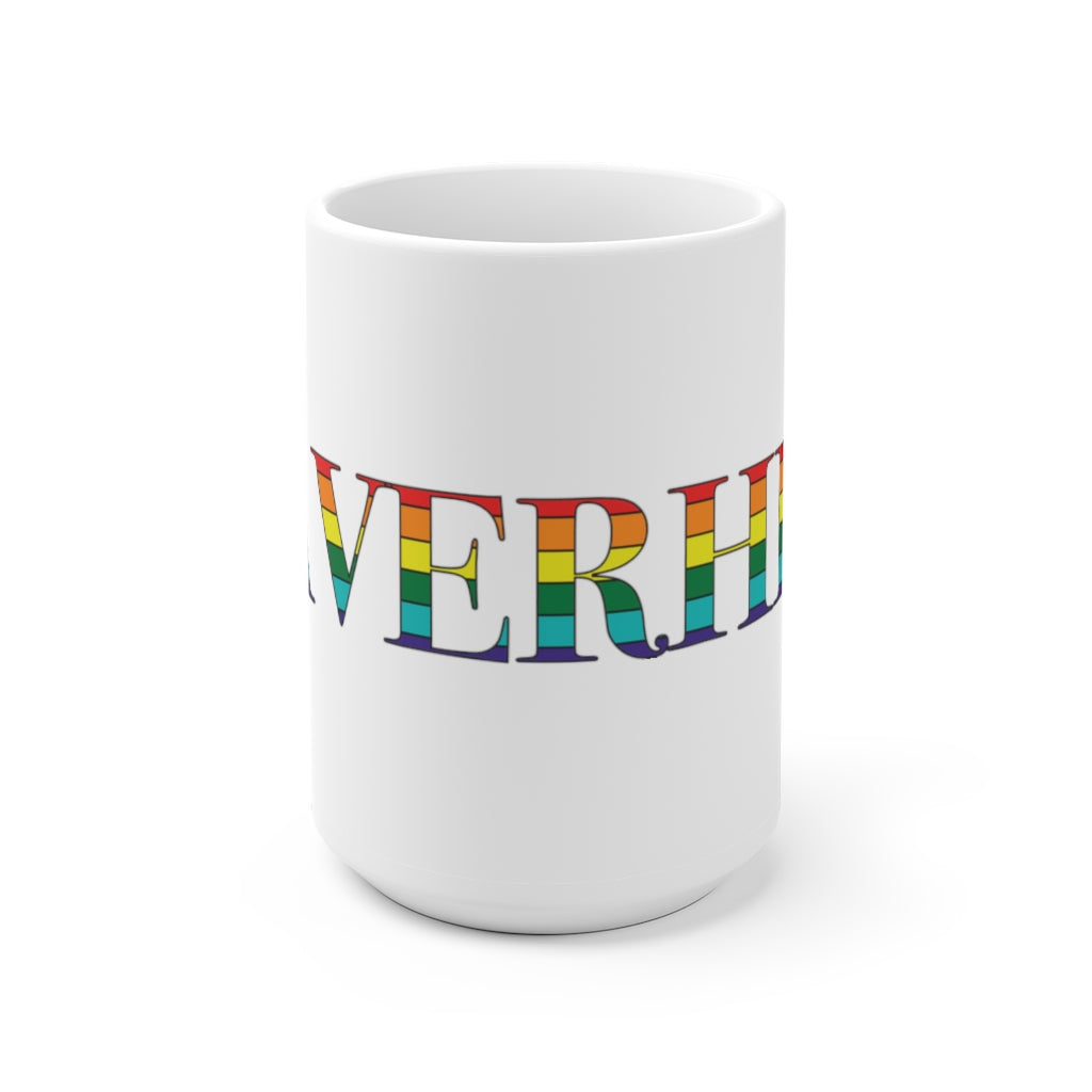 Haverhill Rainbow White Ceramic Mug