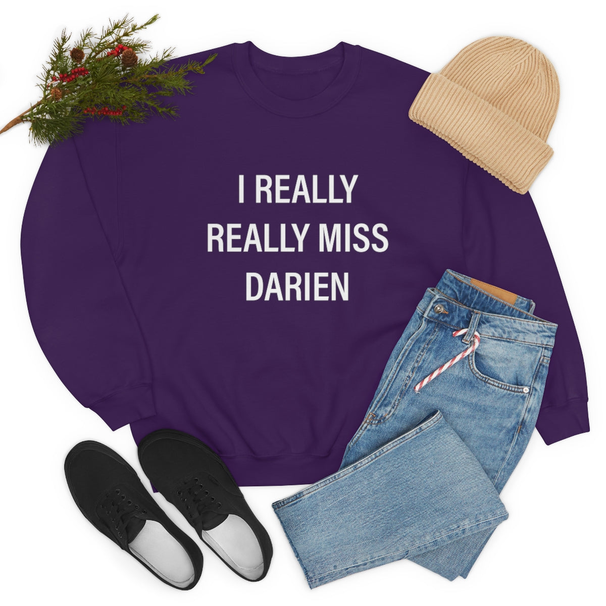 I Really Really Miss Darien Unisex Heavy Blend™ Crewneck Sweatshirt