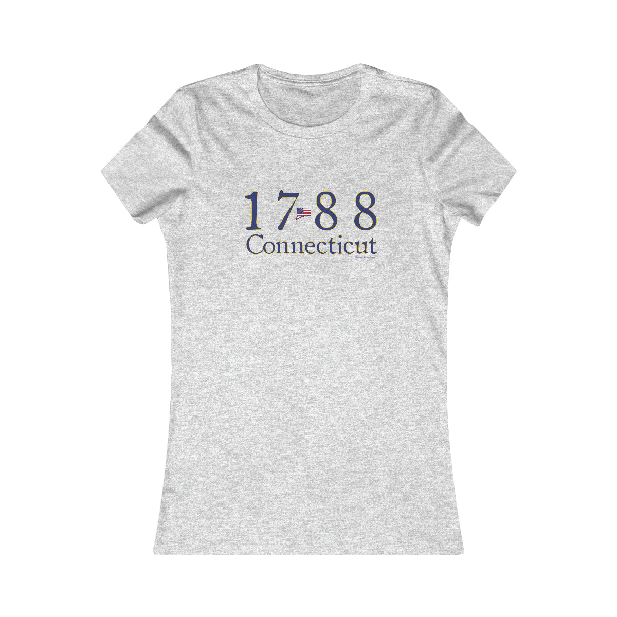 1788 Connecticut American Flag Women's Favorite Tee