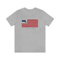 Massachusetts  American Flag collection has tee shirts, mugs, reusable bags, and other apparel and gifts. All proceeds goes to help build the Finding New England brand and get our website up and going. Free shipping on all products. 