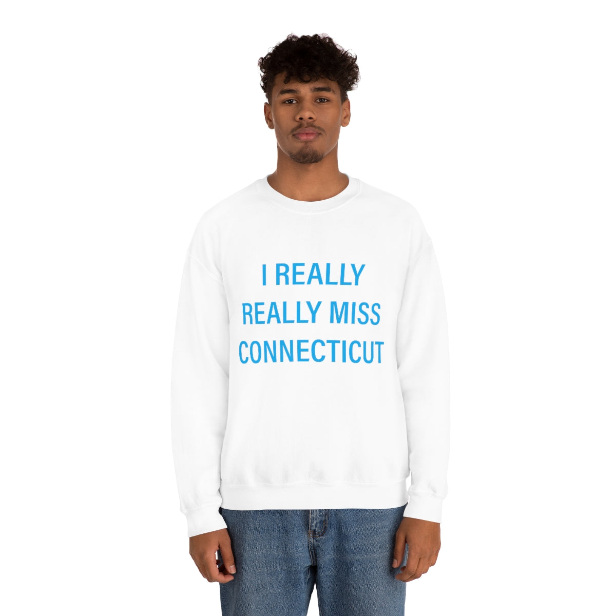 I Really Really Miss Connecticut Unisex Heavy Blend™ Crewneck Sweatshirt