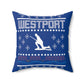 Westport Ugly Holiday Spun Polyester Square Pillow