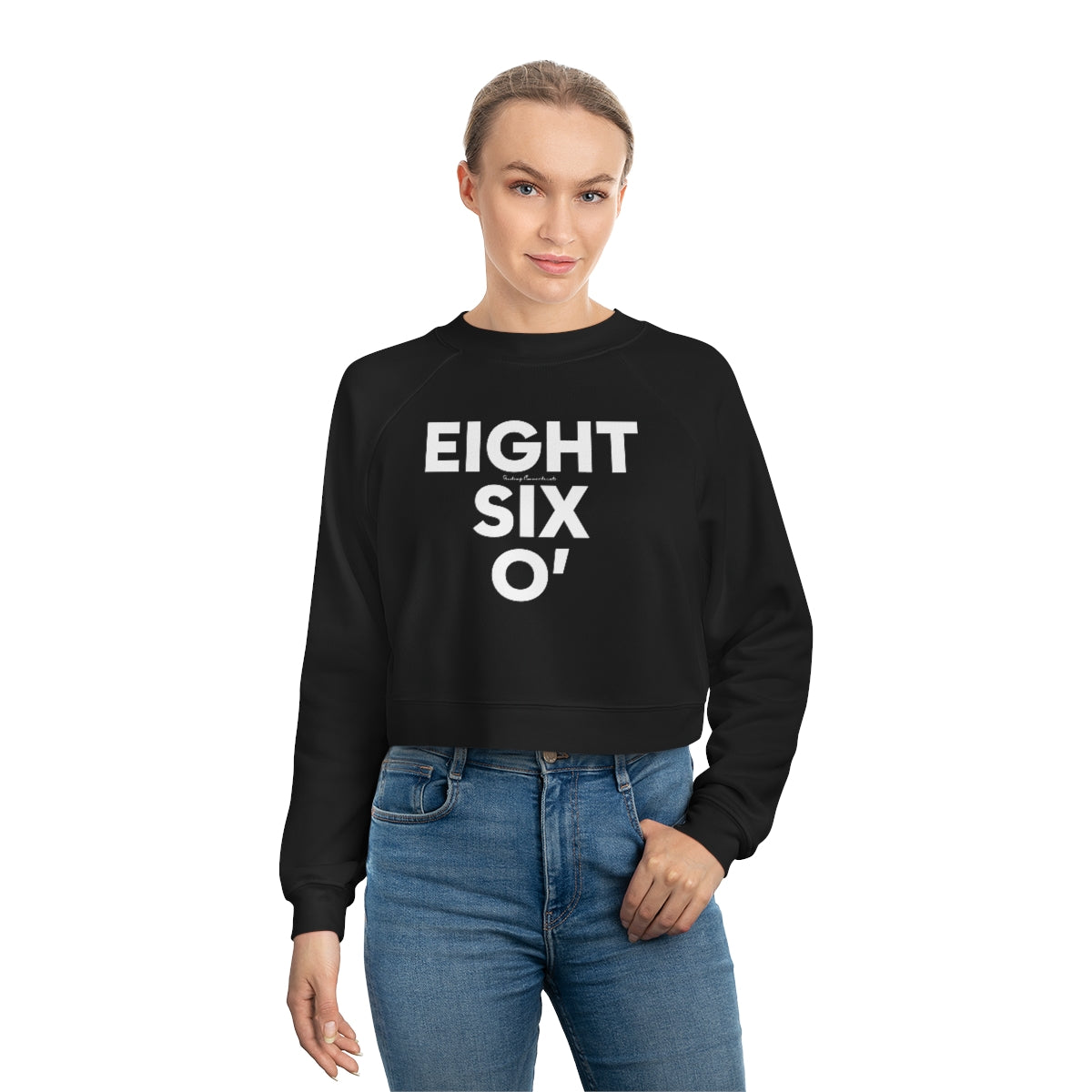 Eight Six O' Women's Cropped Fleece Pullover