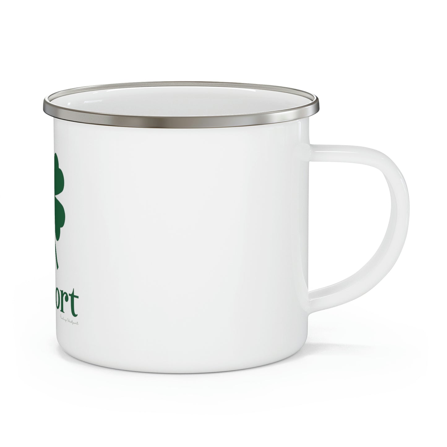 I Clover Westport (Green) Enamel Camping Mug