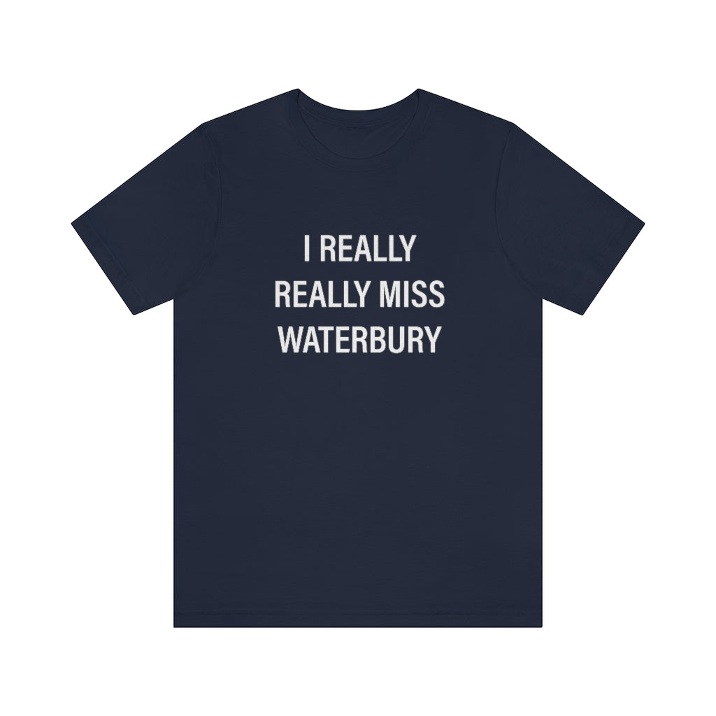 I Really Really Miss Waterbury Unisex Jersey Short Sleeve Tee