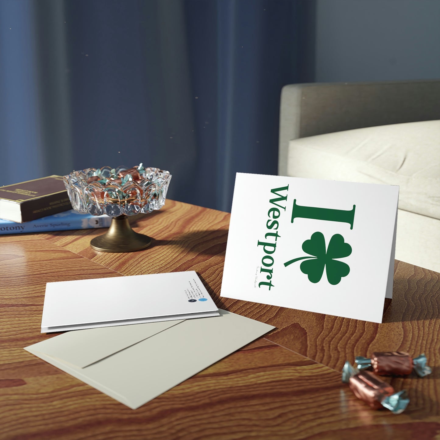 I Clover Westport (Green) Greeting cards (8, 16, and 24 pcs)