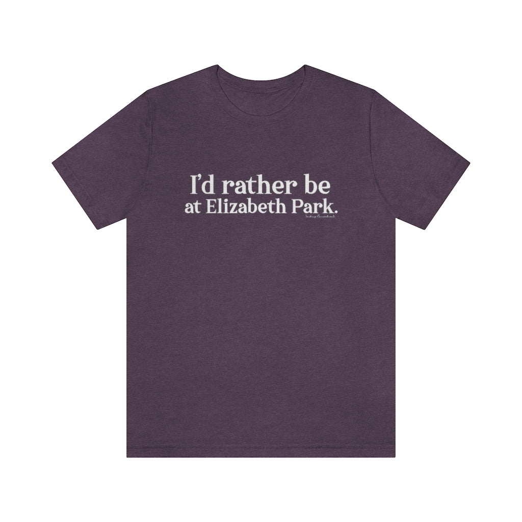 I’d rather be at Elizabeth Park tee shirts.  West Hartford Connecticut tee shirts, hoodies sweatshirts, mugs, and other apparel, home gifts, and souvenirs. Proceeds of this collection go to help Finding Connecticut’s brand. Free USA shipping. 