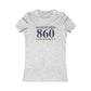 Hartford 860 Connecticut Women's Favorite Tee 860 Hartford Collection. Inspired by the Connecticut flag and the 860! Show off for your pride for Connecticut and Hartford!   Proceeds of this collection go to help build Finding Connecticut’s website and brand. • Free USA shipping   Click here to go to our home page 