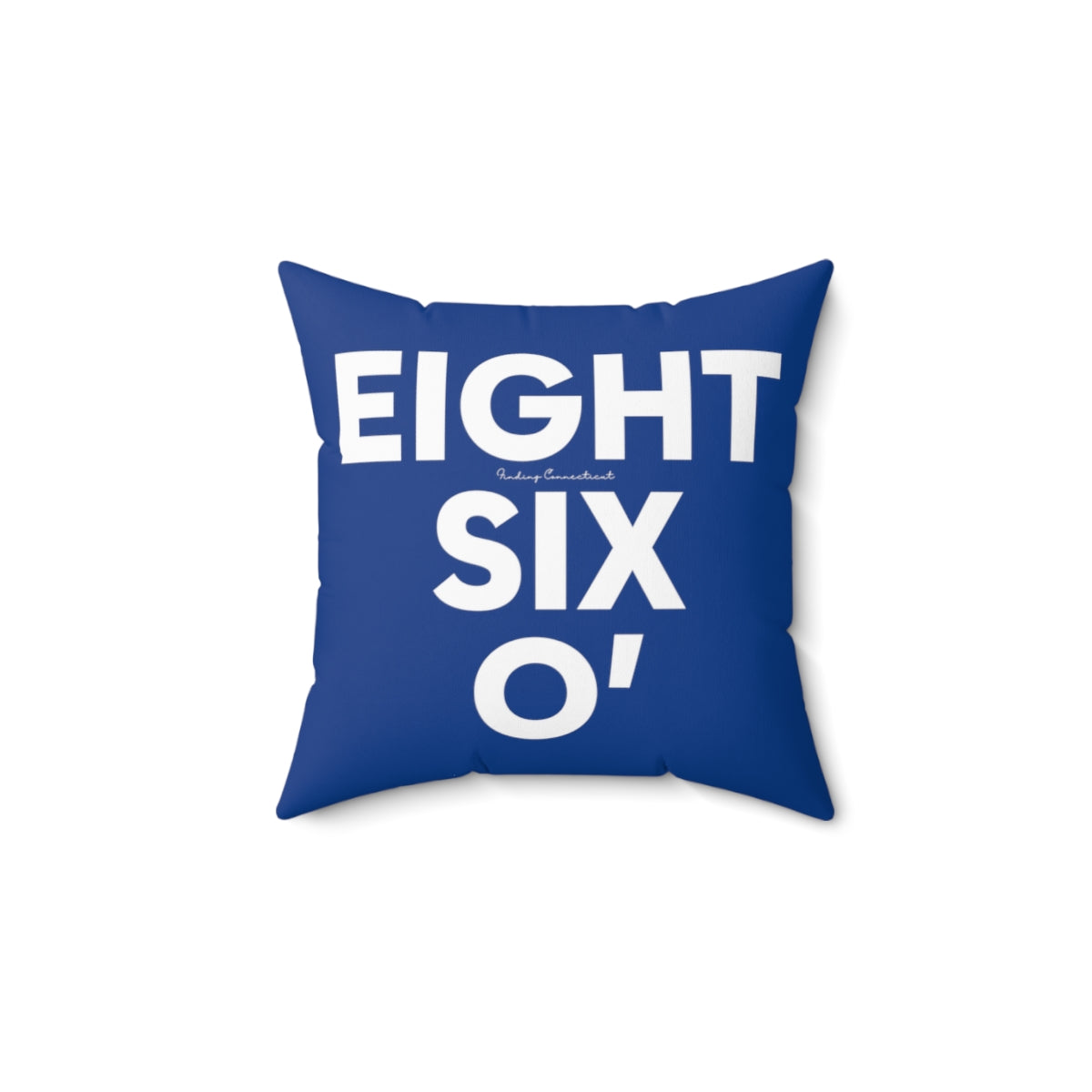 Eight Six O' Spun Polyester Square Pillow