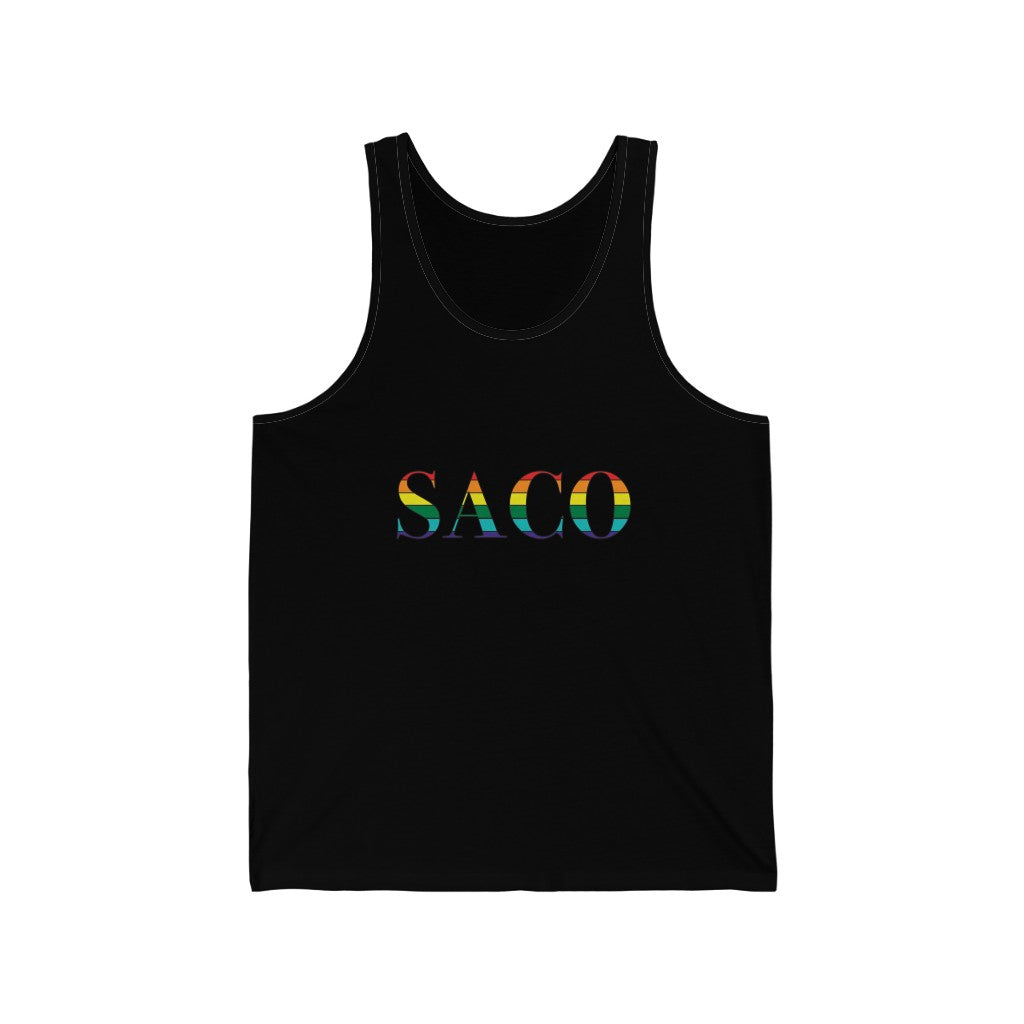 Saco Rainbow Unisex Jersey Tank