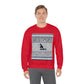Westport Ugly Holiday Blue / White  Unisex Heavy Blend™ Crewneck Sweatshirt