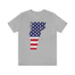 Vermont American Flag collection has tee shirts, mugs, reusable bags, and other apparel and gifts. All proceeds goes to help build the Finding New England brand and get our website up and going. Free shipping on all products. 