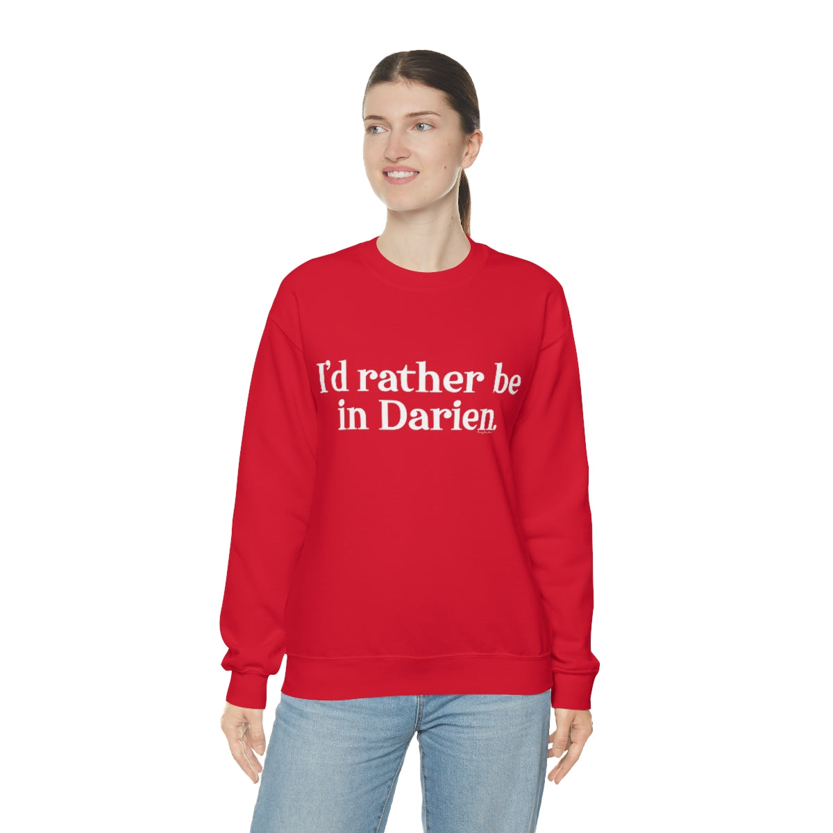 I'd rather be in Darien. Unisex Heavy Blend™ Crewneck Sweatshirt