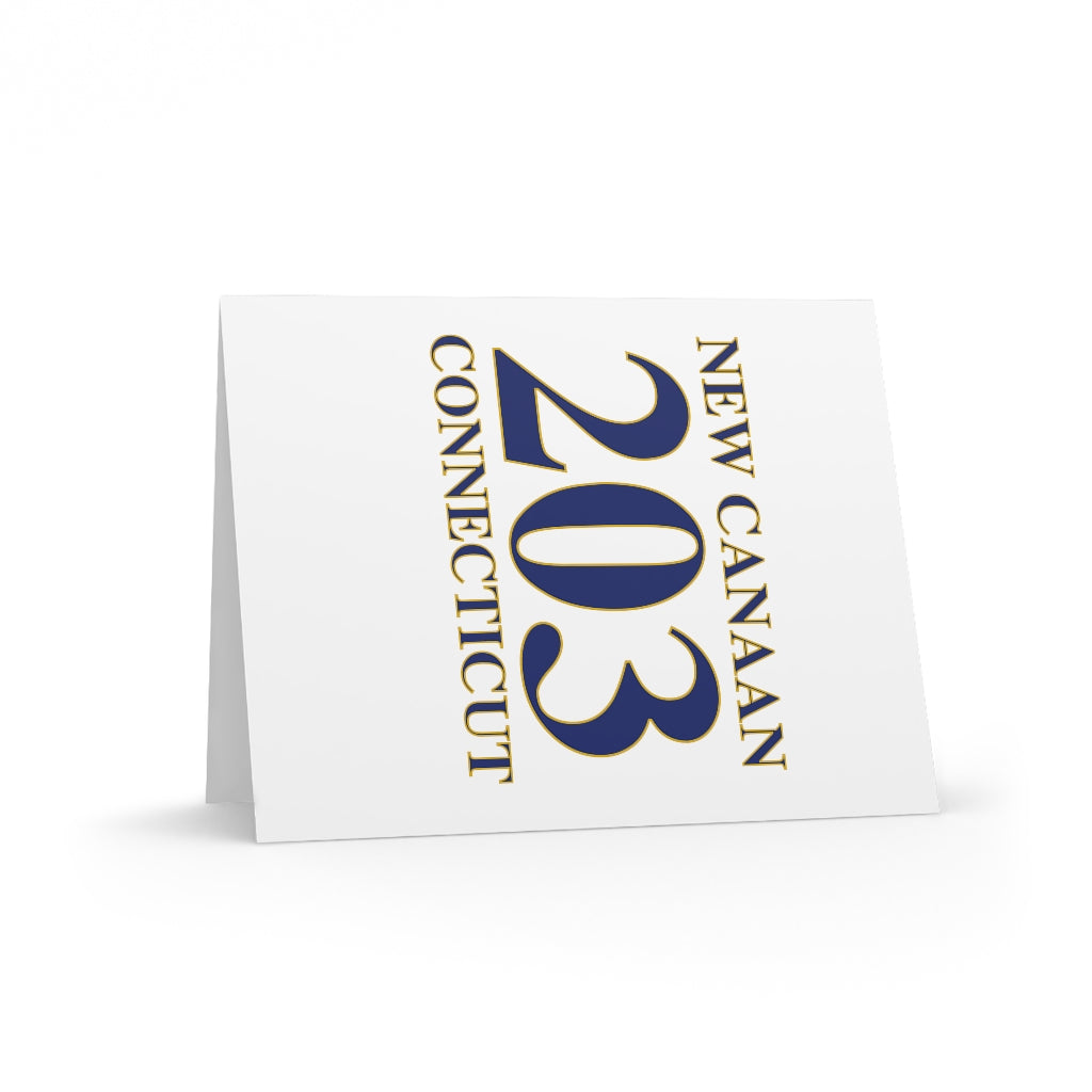 New Canaan 203 Connecticut Greeting Cards (8, 16, and 24 pcs)