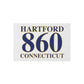 Hartford 860 Connecticut Outdoor Rug 860 Hartford Collection. Inspired by the Connecticut flag and the 860! Show off for your pride for Connecticut and Hartford!   Proceeds of this collection go to help build Finding Connecticut’s website and brand. • Free USA shipping   Click here to go to our home page 