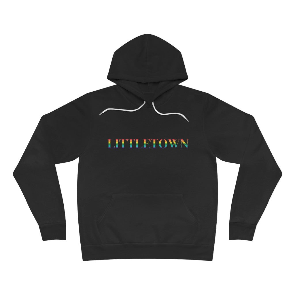 Littletown Rainbow Unisex Sponge Fleece Pullover Hoodie