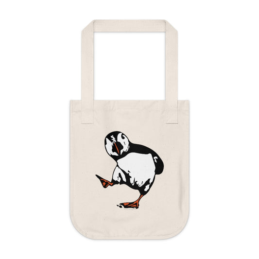 Puffin tote bag