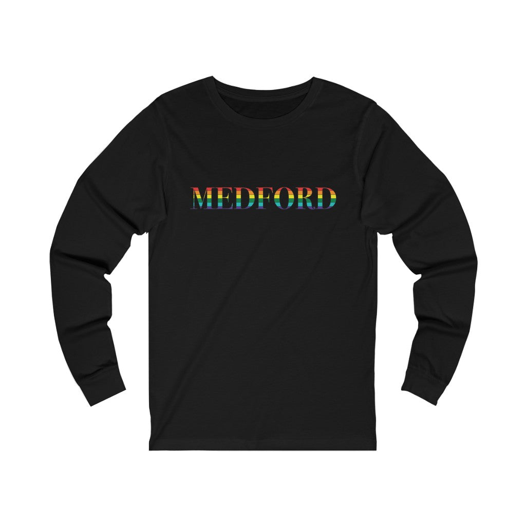 Medford Rainbow Unisex Jersey Long Sleeve Tee