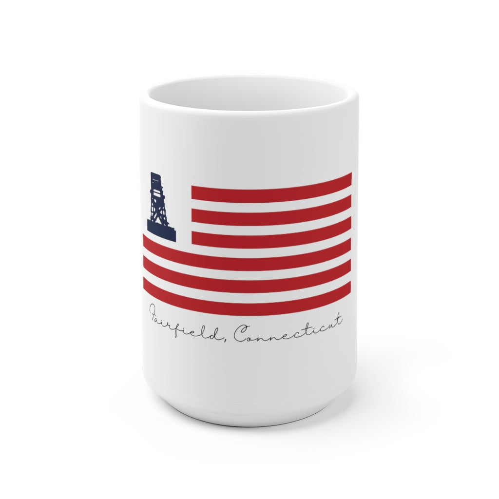 Jennings Beach White Ceramic Mug