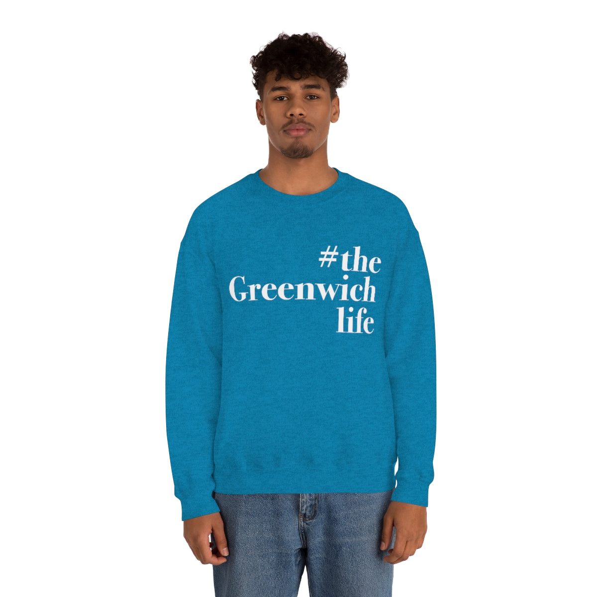 #thegreenwichlife Unisex Heavy Blend™ Crewneck Sweatshirt