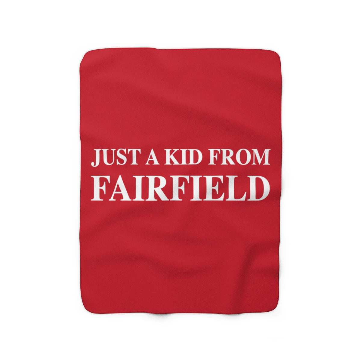 just a kid from fairfield ct / connecticut blanket 