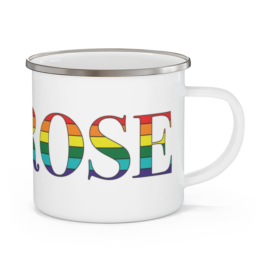 Melrose Rainbow Enamel Camping Mug