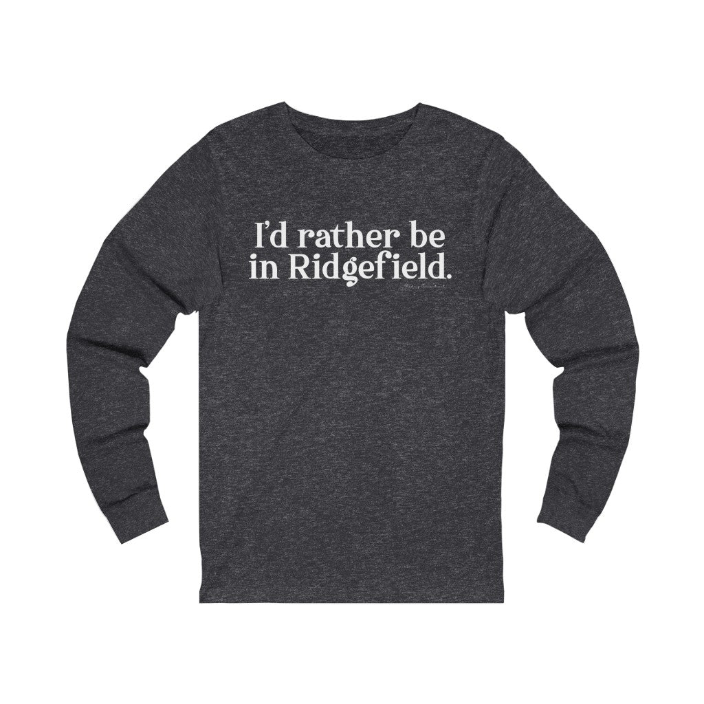 I’d rather be in Ridgefield  travel mug, hoodies, sweatshirts, shirts, home gifts and apparel. Unless noted proceeds go to help grow Finding Ridgefield and Finding Connecticut brands. Free shipping on all products. 