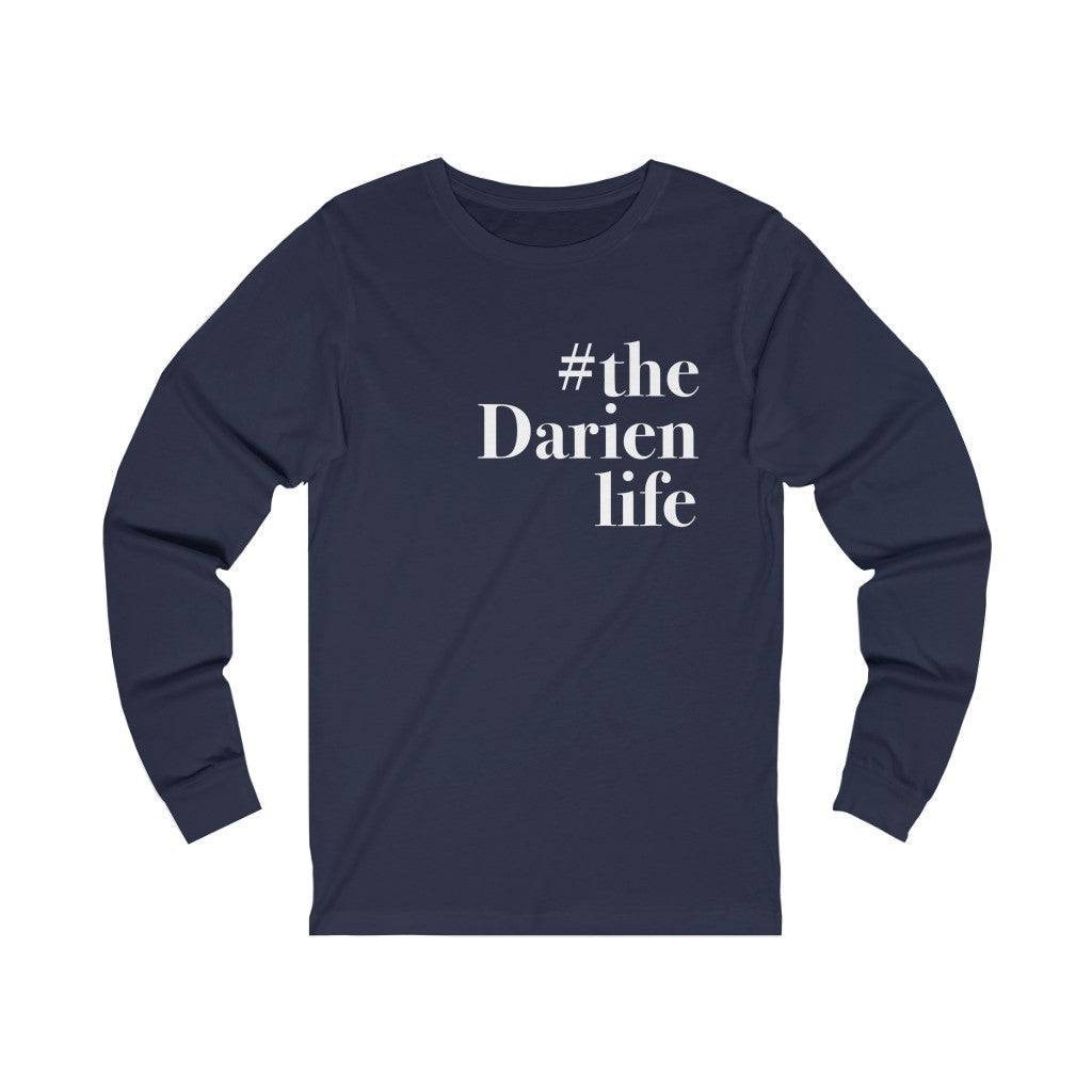 #thedarienlife darien connecticut unisex long sleeve tee shirt