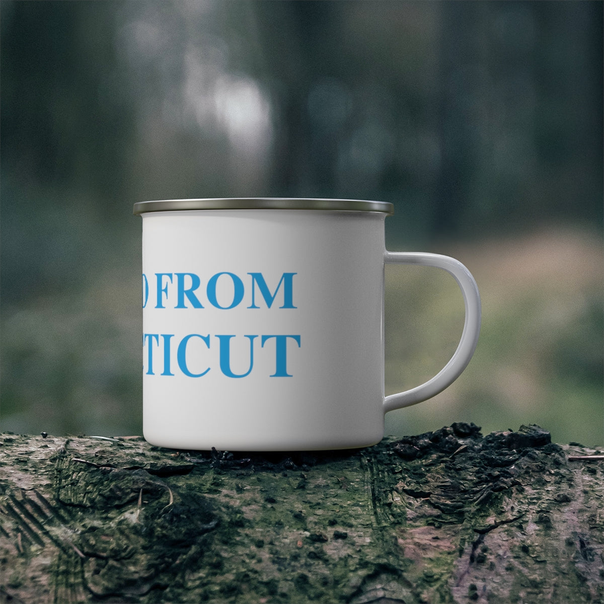 Just a kid from Connecticut Enamel Camping Mug