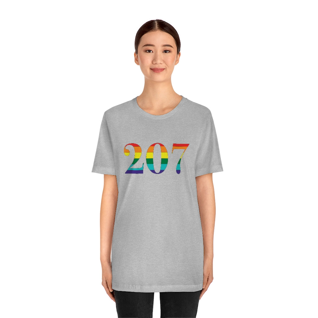 207 Rainbow Unisex Jersey Short Sleeve Tee