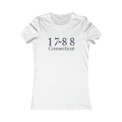 1788 Connecticut American Flag Women's Favorite Tee