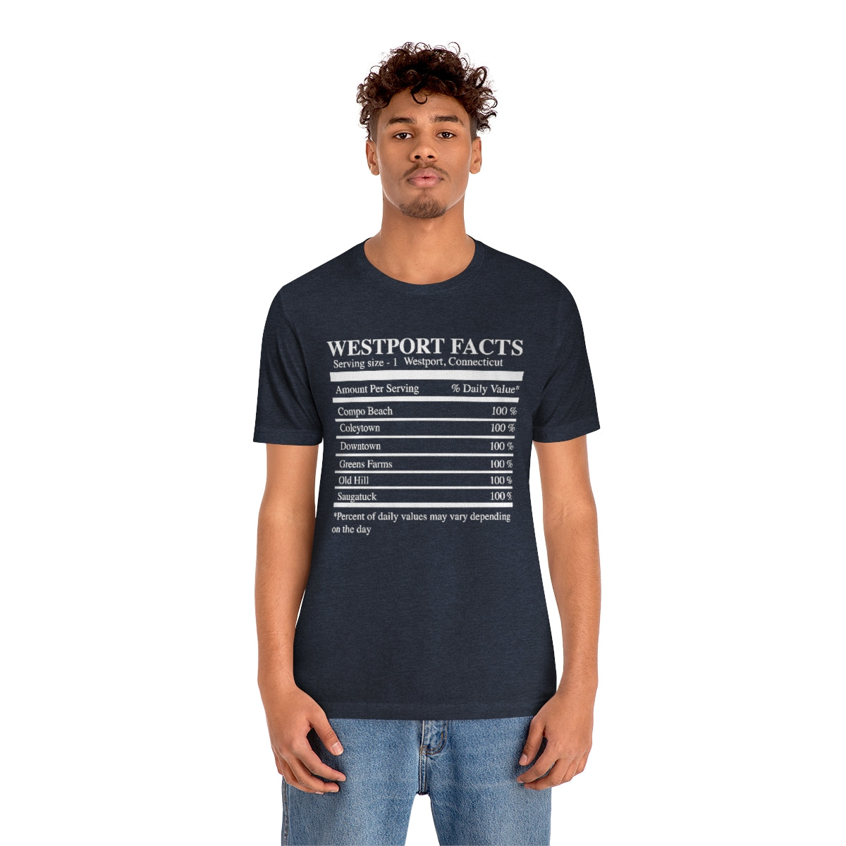 Westport Facts Unisex Jersey Short Sleeve Tee