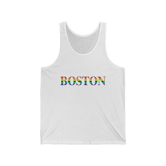 Boston Rainbow Unisex Jersey Tank