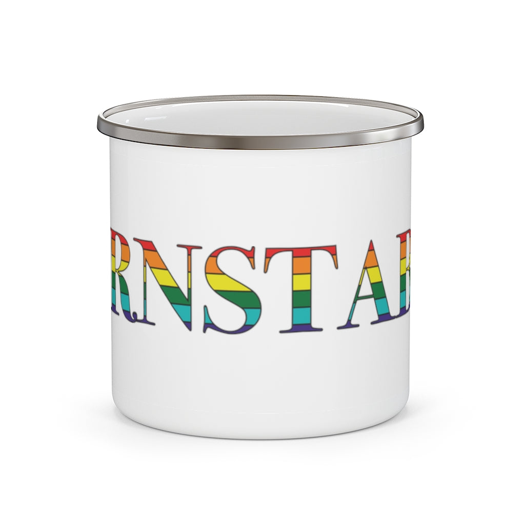 Barnstable Rainbow Enamel Camping Mug