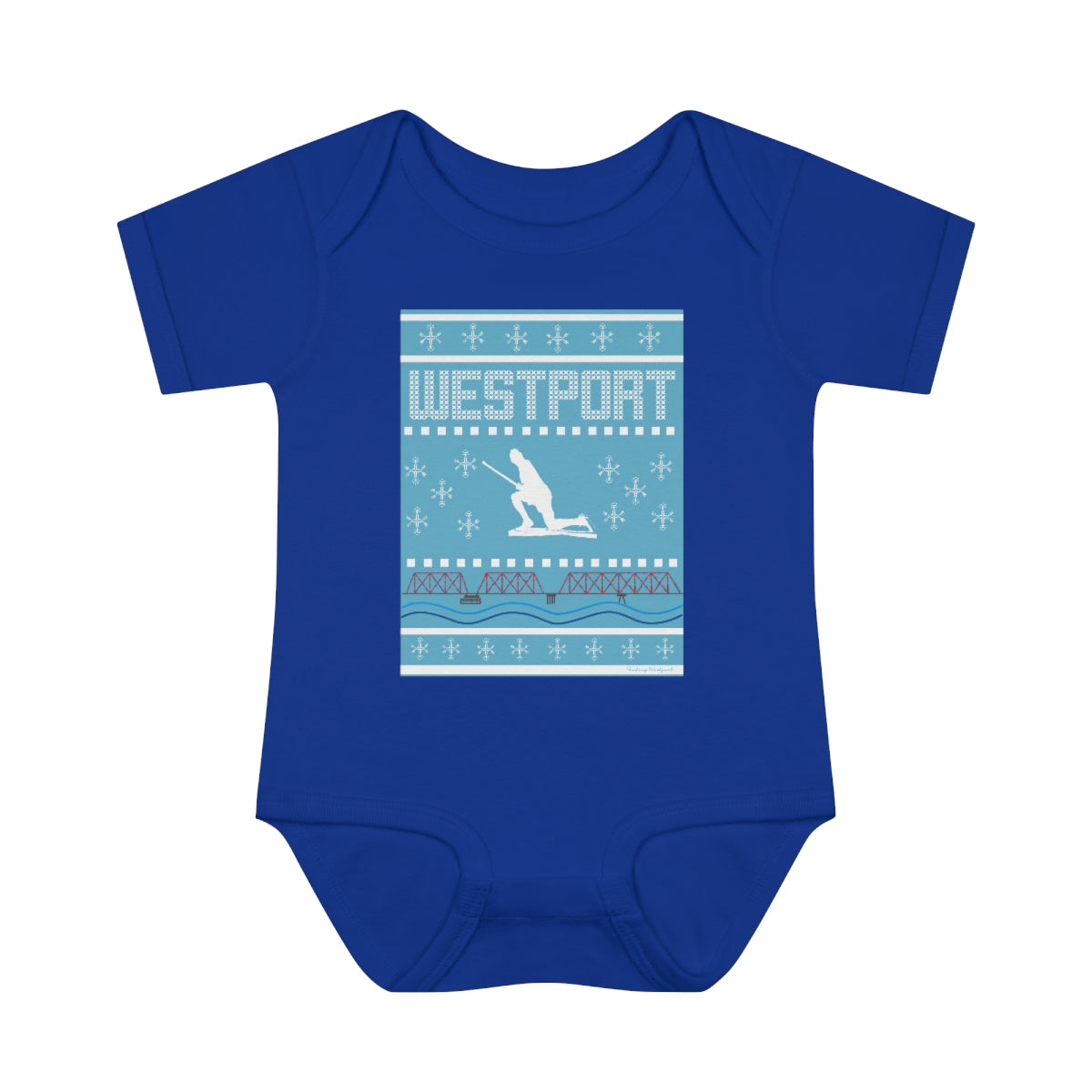 Westport Ugly Holiday Infant Baby Rib Bodysuit