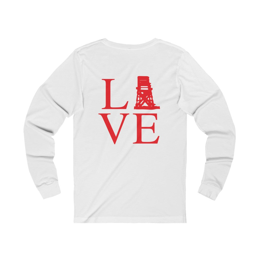 fairfield ct love long sleeve tee shirt