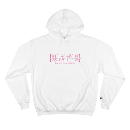 Darien Coordinates Champion Hoodie