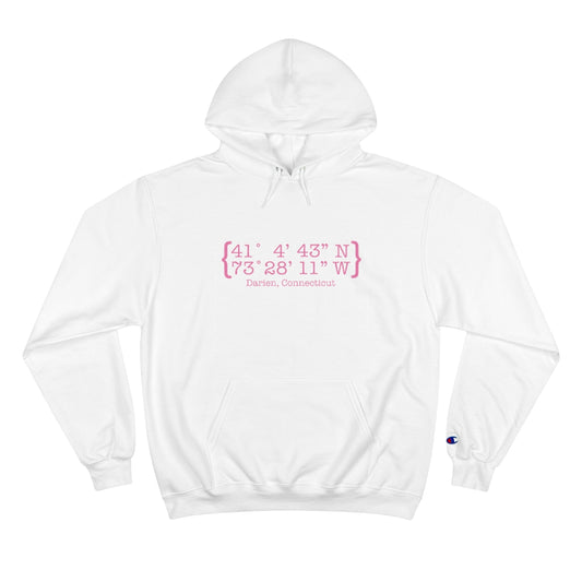 Darien Coordinates Champion Hoodie