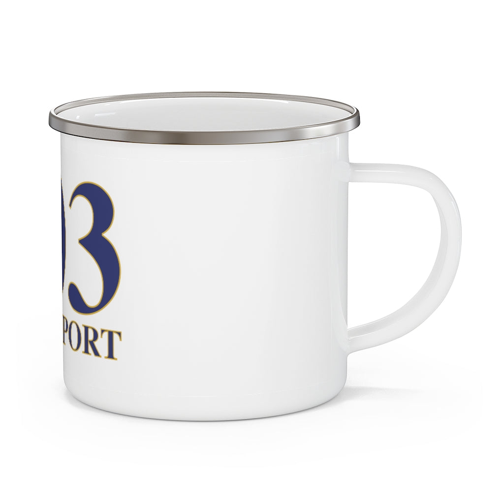 203 Bridgeport Enamel Camping Mug