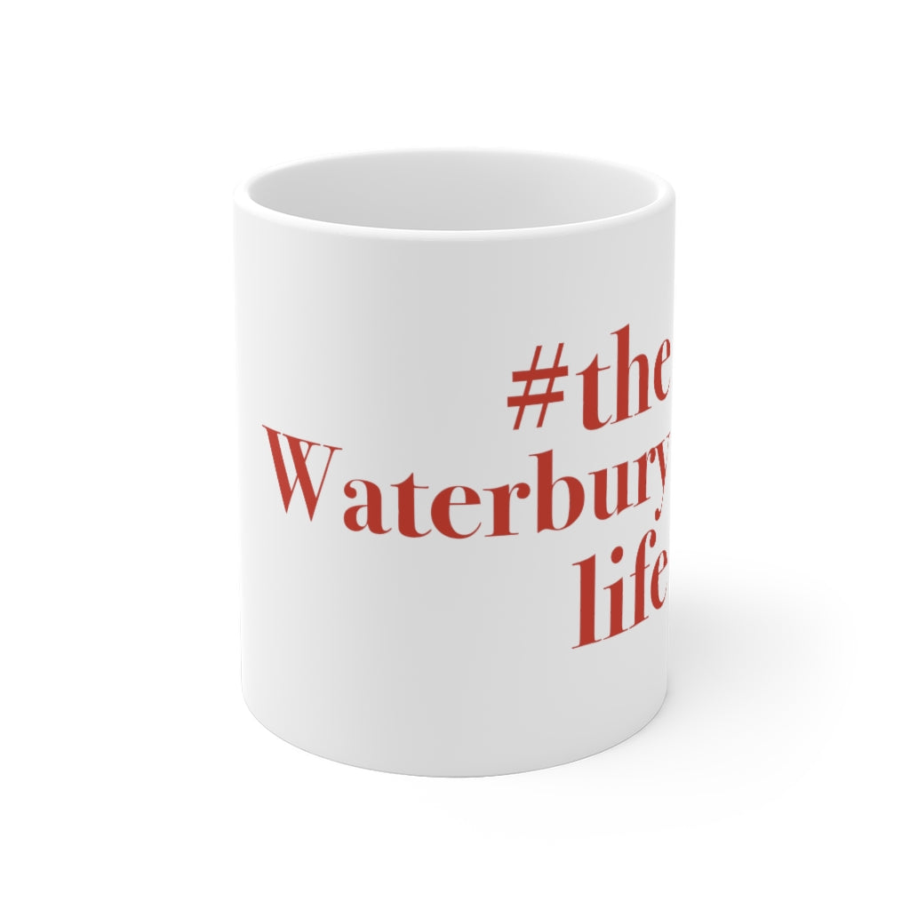 #thewaterburylife White Ceramic Mug