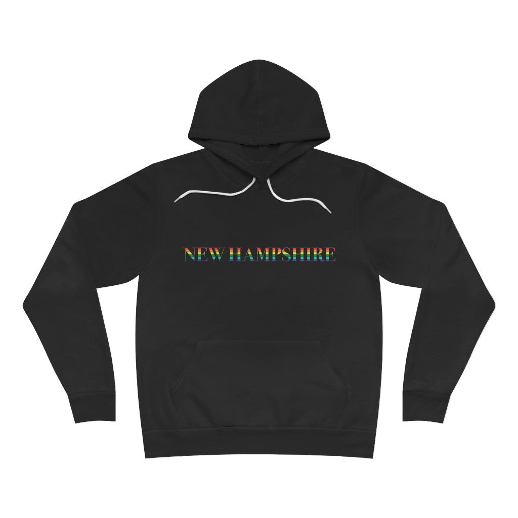 New Hampshire Rainbow Unisex Sponge Fleece Pullover Hoodie