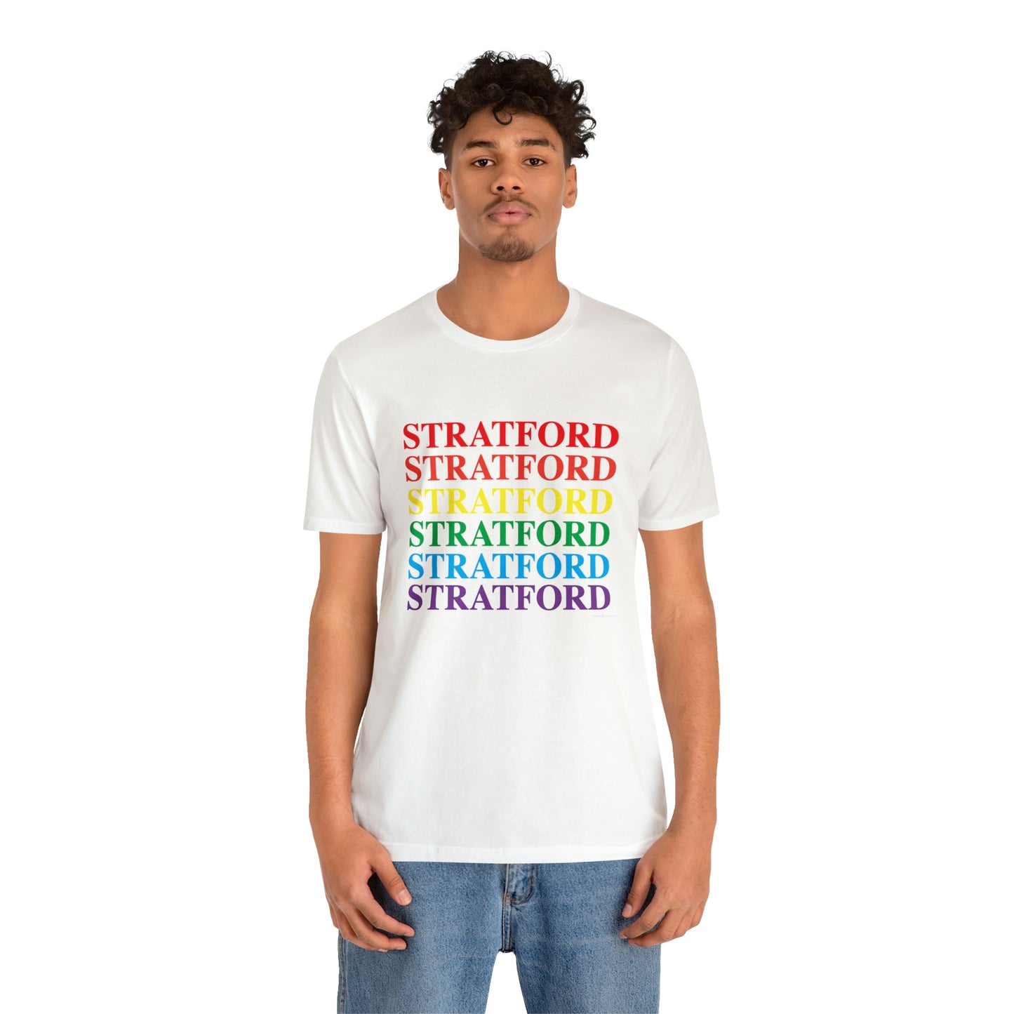 Stratford Pride Unisex Jersey Short Sleeve Tee