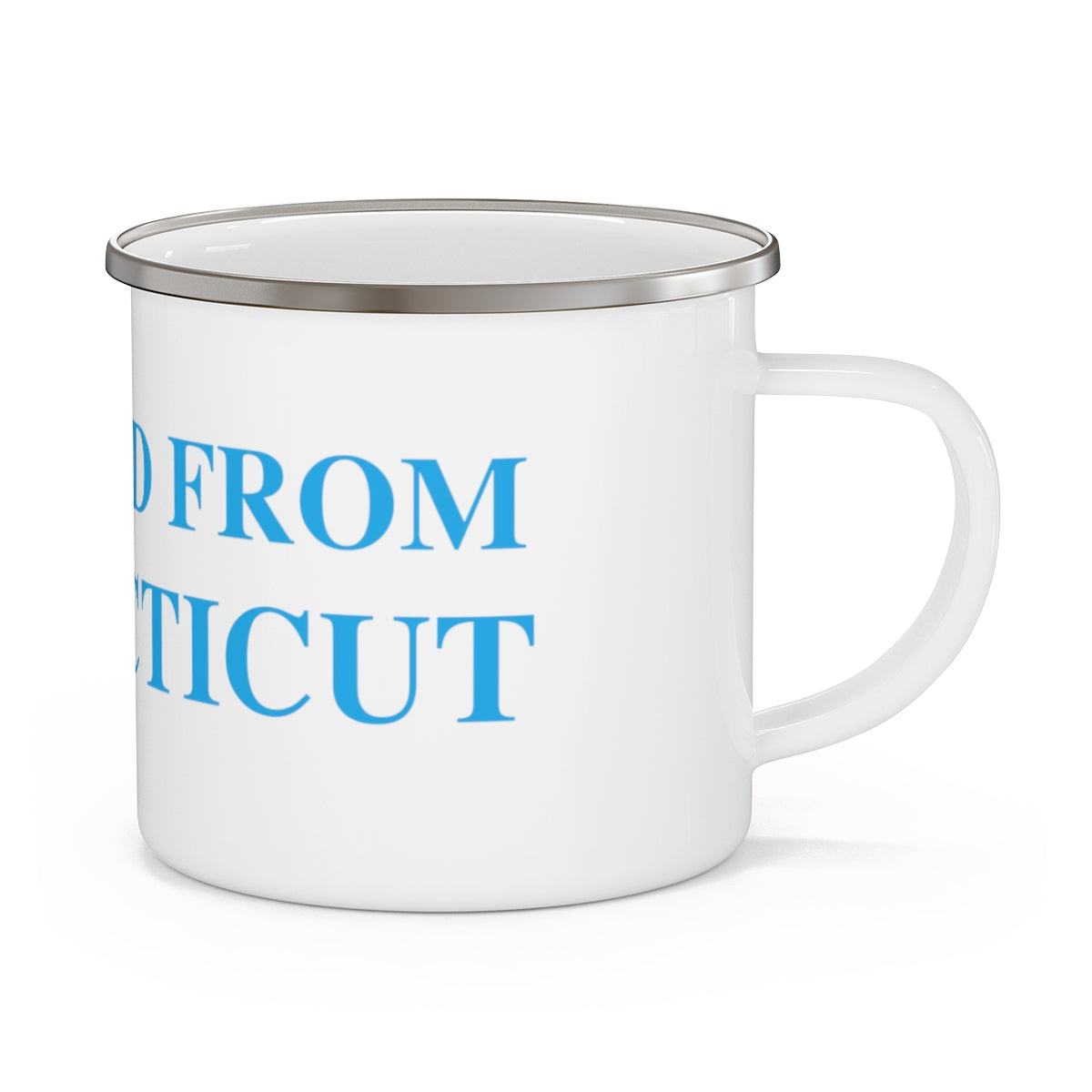 Just a kid from Connecticut Enamel Camping Mug