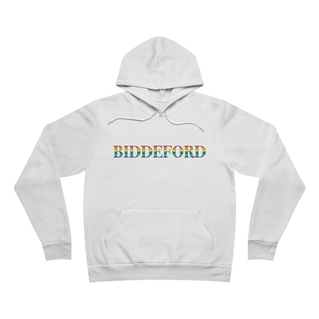 Biddeford Rainbow Unisex Sponge Fleece Pullover Hoodie