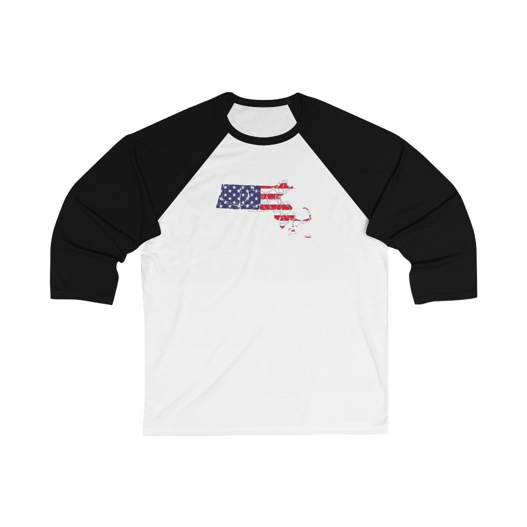 Massachusetts  American Flag collection has tee shirts, mugs, reusable bags, and other apparel and gifts. All proceeds goes to help build the Finding New England brand and get our website up and going. Free shipping on all products. 