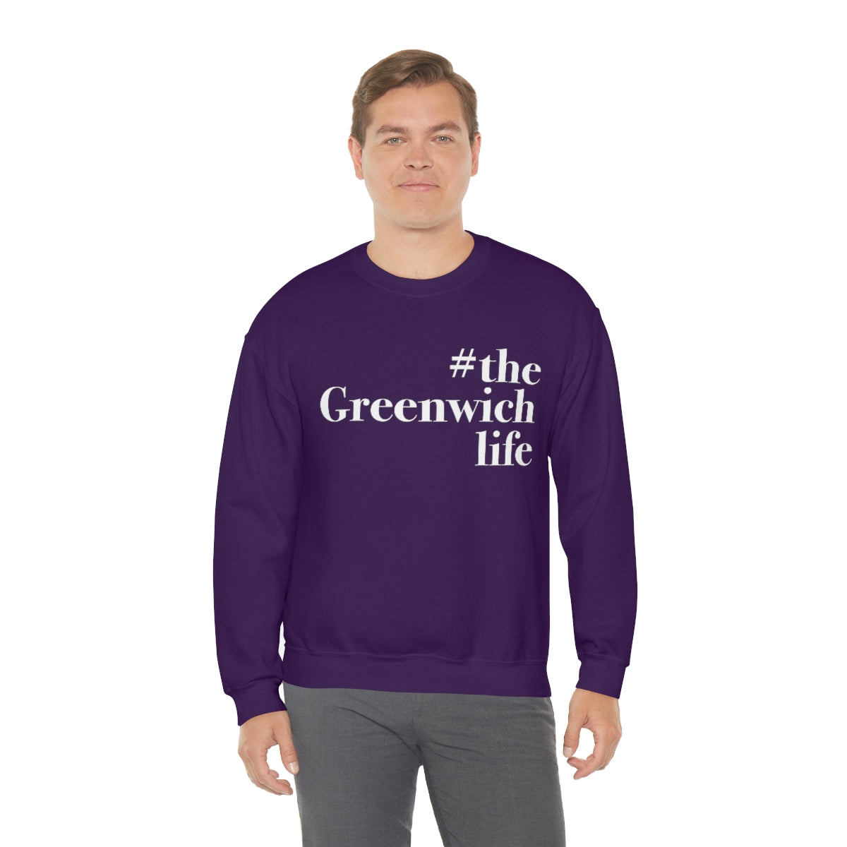 #thegreenwichlife Unisex Heavy Blend™ Crewneck Sweatshirt