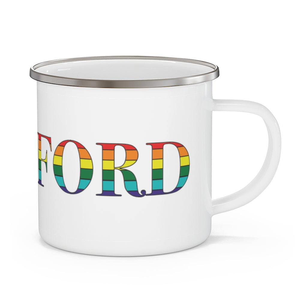 Biddeford Rainbow Enamel Camping Mug