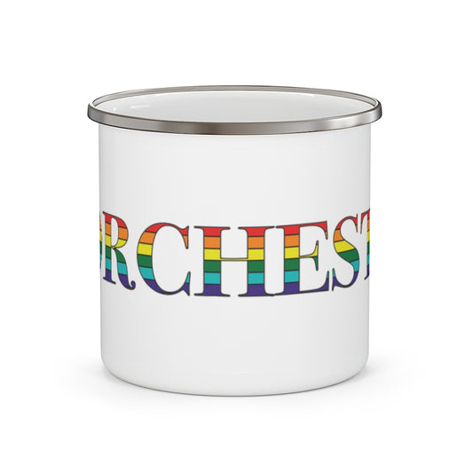 Worchester Rainbow Enamel Camping Mug